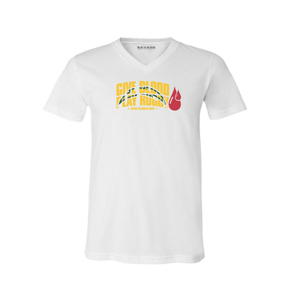 Give Blood Play Rugby Tee