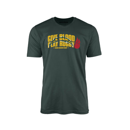 Give Blood Play Rugby Tee