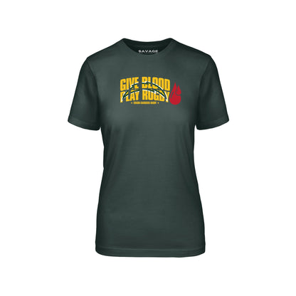 Give Blood Play Rugby Tee